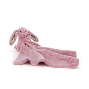 Soothers Jellycat Blossom Tulip Bunny,15cm x 34cm x 34cm Rose | 59706-MNFL