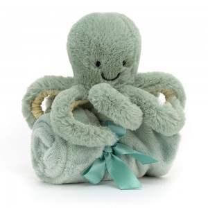 Soothers Jellycat Odyssey Octopus,10cm x 34cm x 34cm Vert | 27105-NQFW
