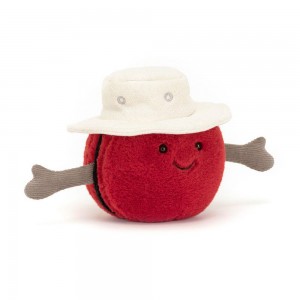 Sports Jellycat Peluche Amuseables Sports Cricket Ball,10cm x 9cm x 9cm Rouge | 59108-OLFS