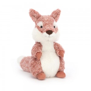 Woodland Jellycat Peluche Ambrosie Fox,24cm x 10cm x 10cm Rouge | 58063-QHLV