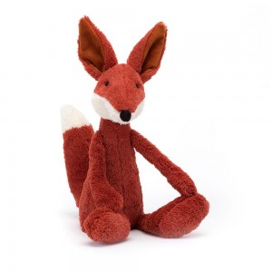 Woodland Jellycat Peluche Harkle Fox,35cm x 9cm x 9cm Orange | 25670-VAHB