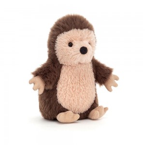 Woodland Jellycat Peluche Nippit Hedgehog,14cm x 7cm x 6cm Marron | 65901-EHFT