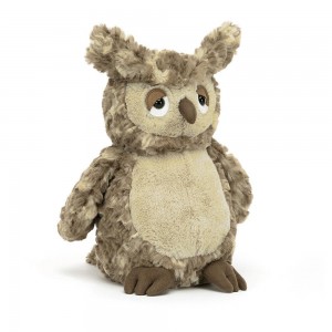 Woodland Jellycat Peluche Oberon Owl,27cm x 12cm x 11cm Beige | 63189-EDAT