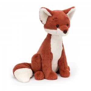 Woodland Jellycat Peluche Quinn Fox,38cm x 22cm x 20cm Orange | 90485-BSQR