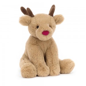 Woodland Jellycat Peluche Romi Reindeer,22cm x 12cm x 15cm Marron | 69074-VFBS