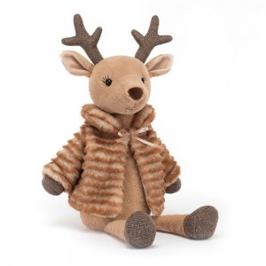 Woodland Jellycat Peluche Sofia Reindeer,44cm x 13cm x 12cm Marron | 24068-GKSB