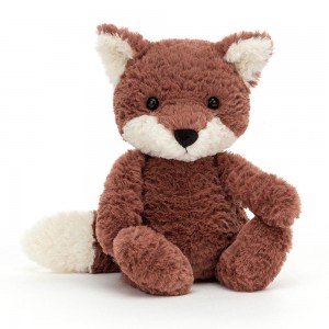 Woodland Jellycat Peluche Tumbletuft Fox,20cm x 9cm x 8cm Orange | 85162-OEDN