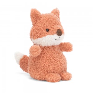 Woodland Jellycat Peluche Wee Fox,13cm x 7cm x 6cm Orange | 30576-ISYP