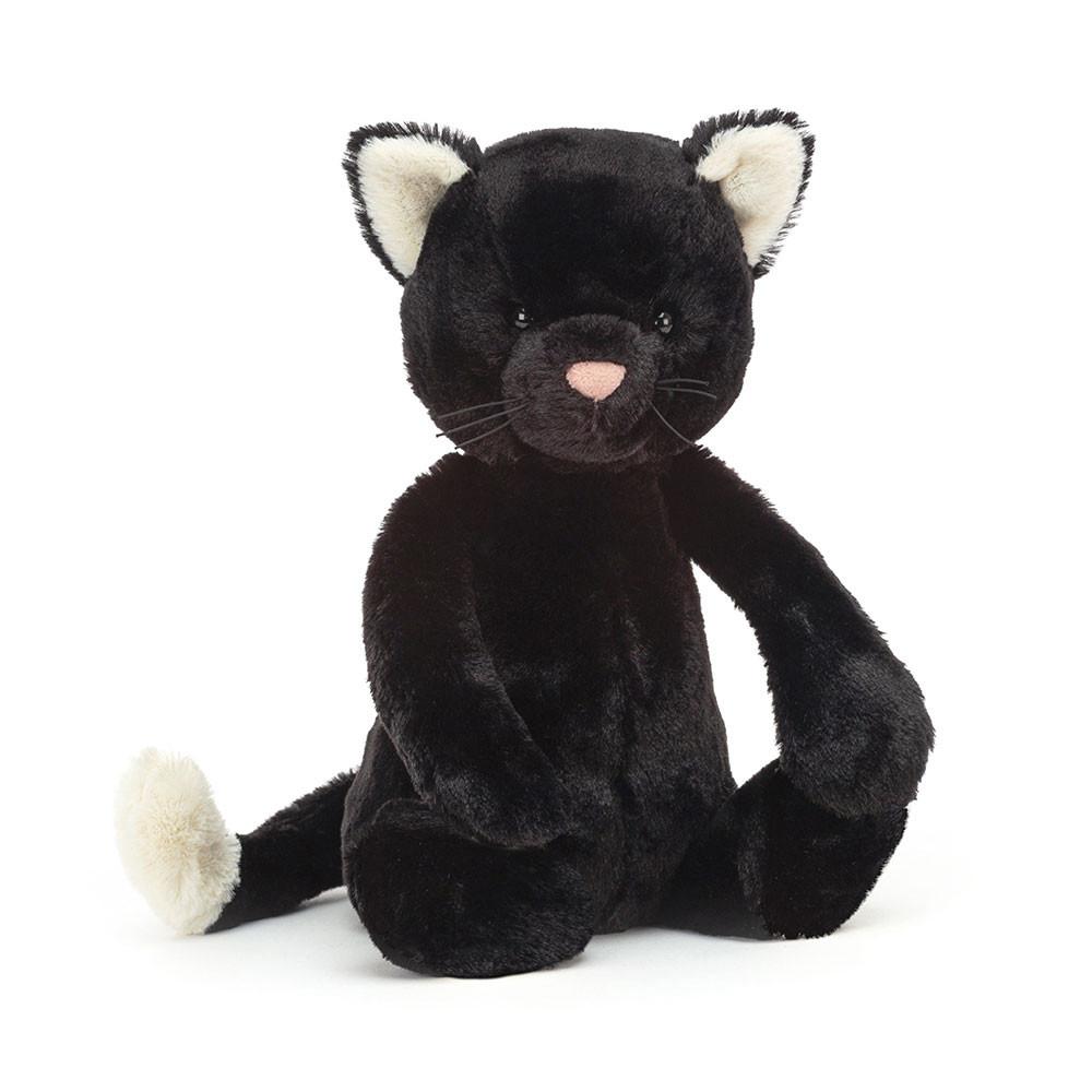 Animaux De Compagnie Jellycat Peluche Bashful Black Kitten,31cm x 12cm x 9cm Noir | 68359-FLEP