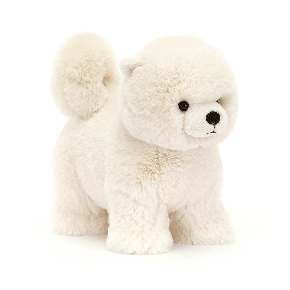 Animaux De Compagnie Jellycat Peluche Daphne Pomeranian,24cm x 13cm x 26cm Blanche | 08132-GVMT