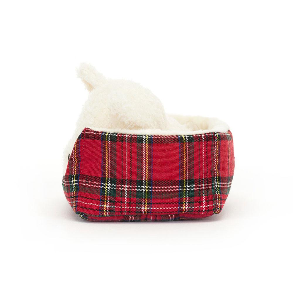 Animaux De Compagnie Jellycat Peluche Napping Nipper Westie,10cm x 15cm x 12cm Blanche | 68472-VTKQ