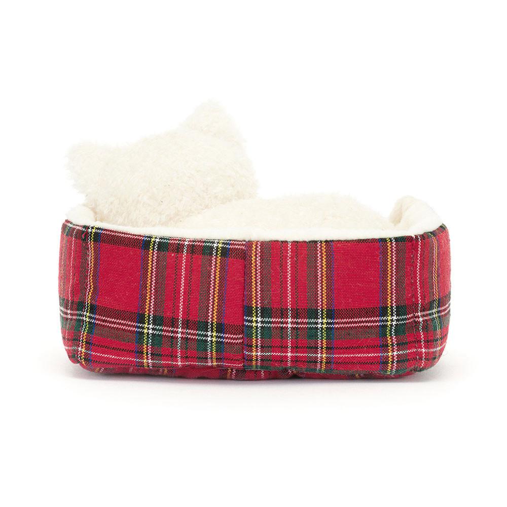 Animaux De Compagnie Jellycat Peluche Napping Nipper Westie,10cm x 15cm x 12cm Blanche | 68472-VTKQ