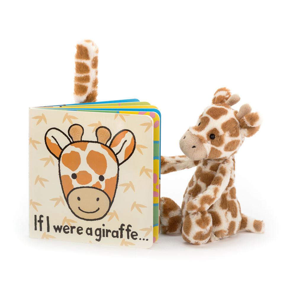 Cadeaux Pour Bébé Jellycat If I Were A Giraffe and Bashful Giraffe Small, Orange | 28631-ICGR