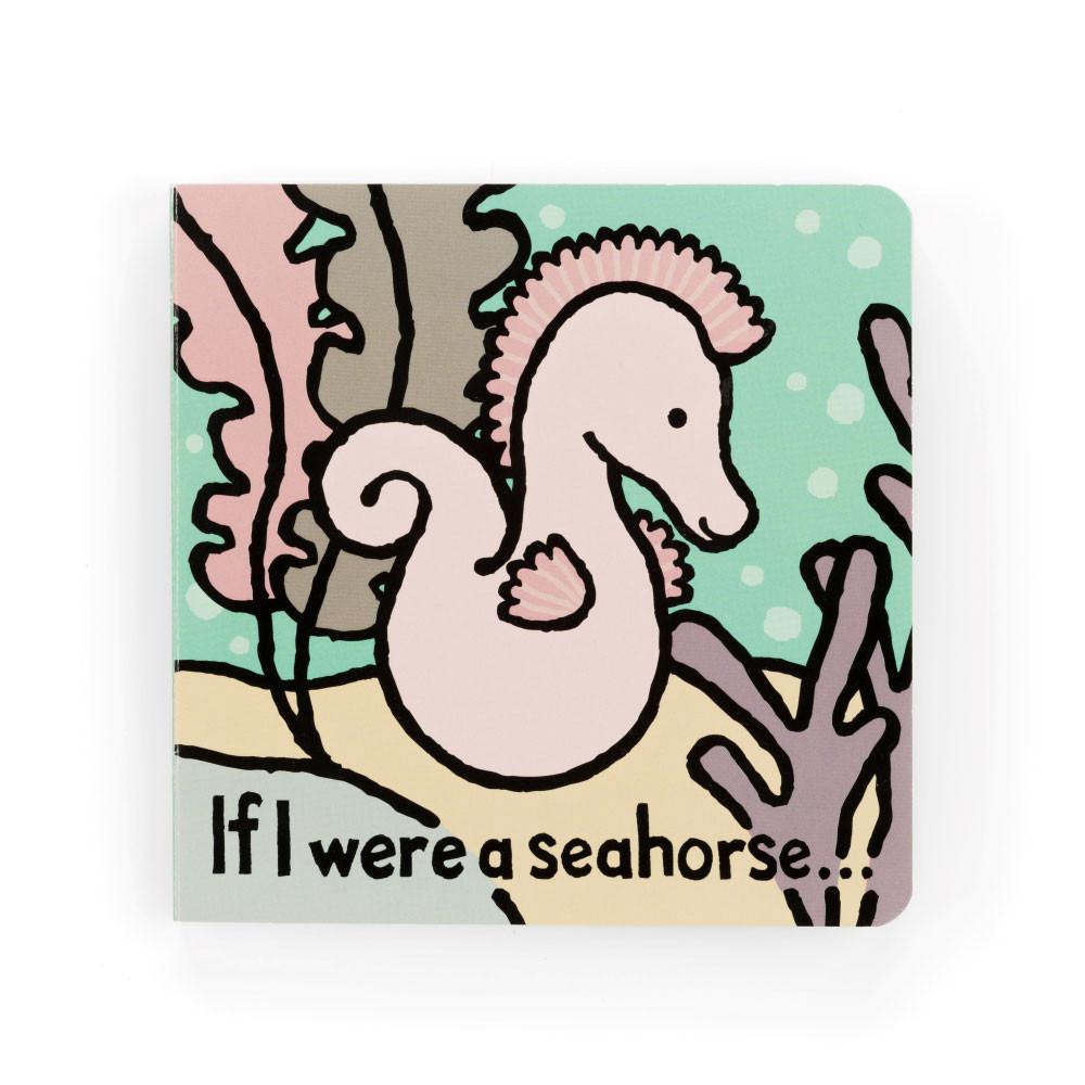 Cadeaux Pour Bébé Jellycat If I Were A Seahorse and Sienna Seahorse Medium Rose | 98106-RDAY
