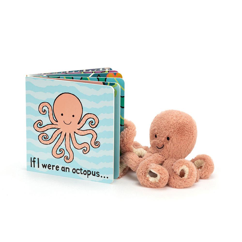 Cadeaux Pour Bébé Jellycat If I Were An Octopus and Odell Octopus Tiny, Orange | 62849-MVWF