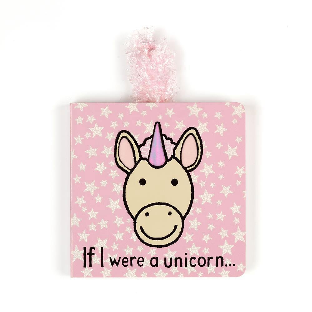Cadeaux Pour Bébé Jellycat If I were a Unicorn and Bashful Unicorn Small, Blanche | 06328-LXUG