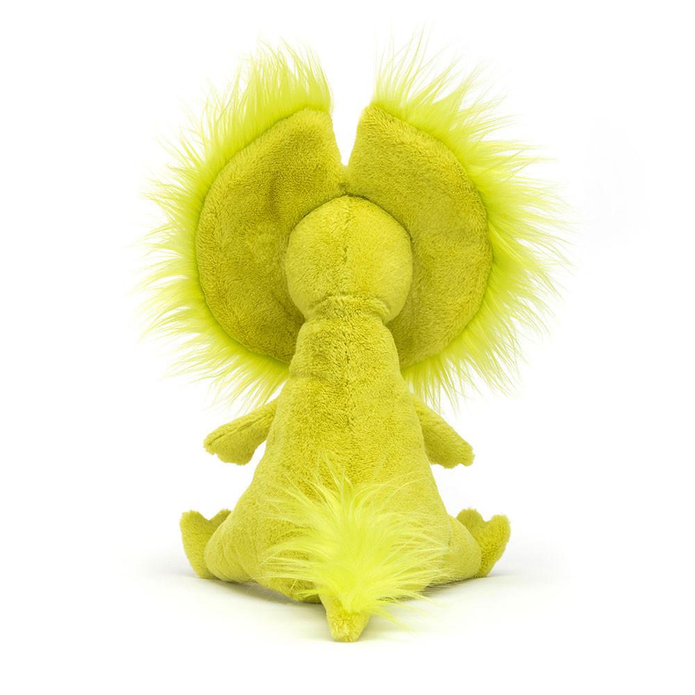 Cadeaux Pour Bébé Jellycat Peluche Davey Dilophosaurus,27cm x 12cm x 24cm Vert | 61059-PEUR