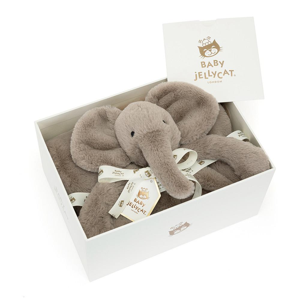 Cadeaux Pour Bébé Jellycat Smudge Elephant Blankie,56cm x 70cm x 9cm Grise | 35764-XSQI