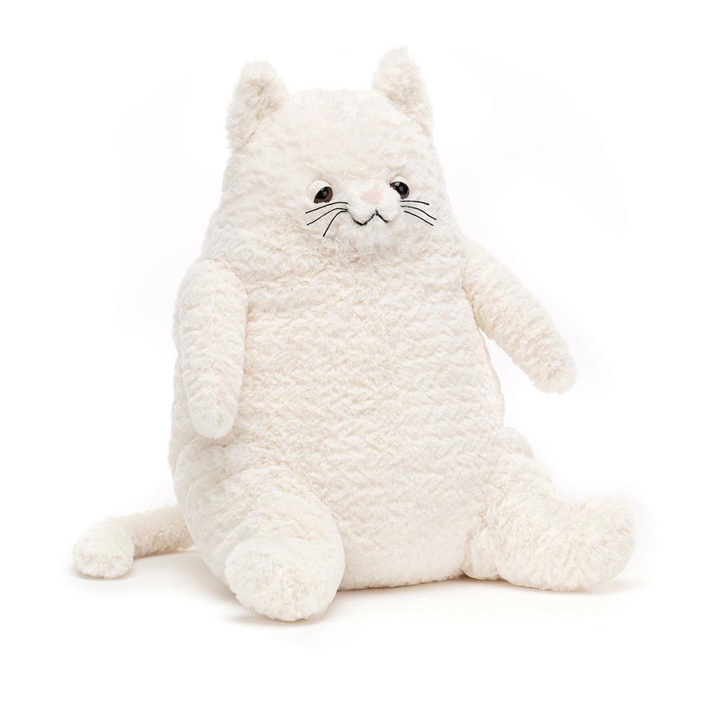 Chat Jellycat Peluche Amore Cat Cream,5.9in x 4.3in x 3.5in Blanche | 09285-EOLG