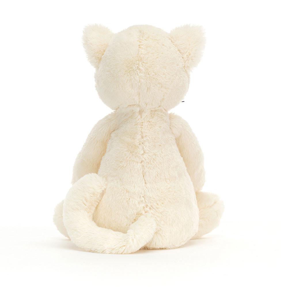 Chat Jellycat Peluche Bashful Cream Kitten,12.2in x 4.7in x 3.5in Blanche | 68951-ICQZ
