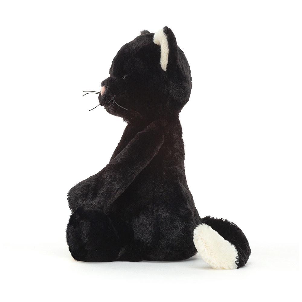 Chat Jellycat Peluche Bashful Kitten,12.2in x 4.7in x 3.5in Noir | 89576-VLRN
