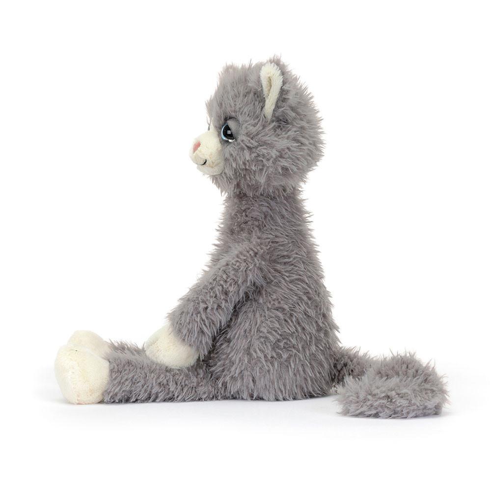 Chat Jellycat Peluche Blowzy Belle,16.9in x 3.9in x 5.1in Grise | 34162-NUXQ