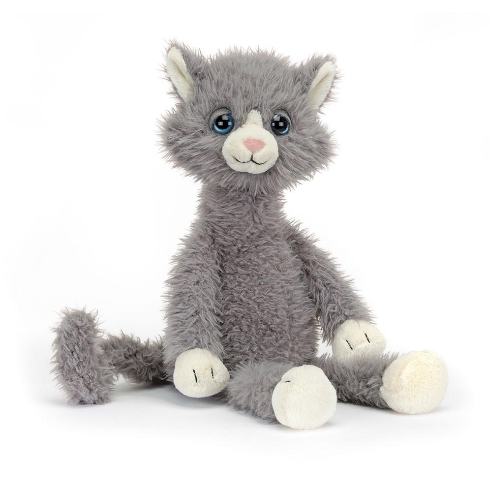 Chat Jellycat Peluche Blowzy Belle,16.9in x 3.9in x 5.1in Grise | 34162-NUXQ