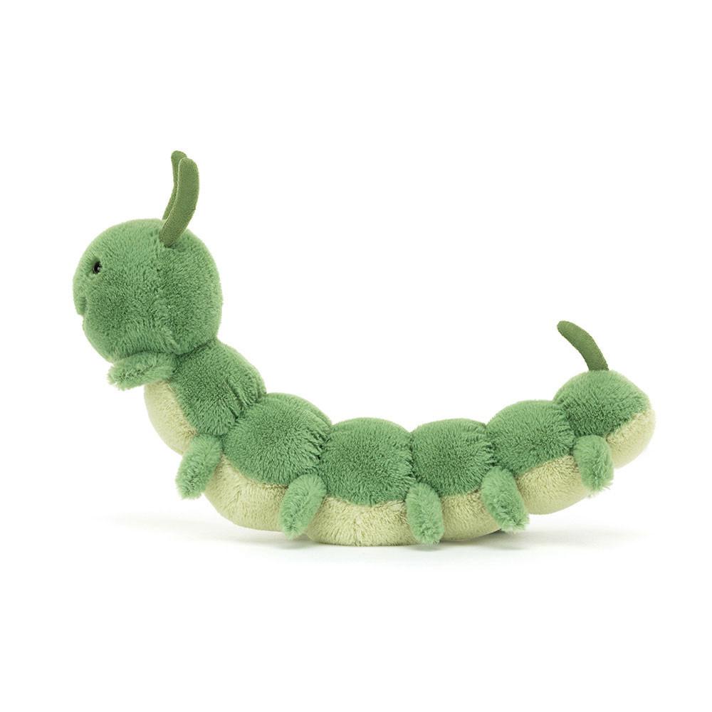 Chat Jellycat Peluche Carys Caterpillar,5.1in x 2in x 9.4in Vert | 90761-NHAF