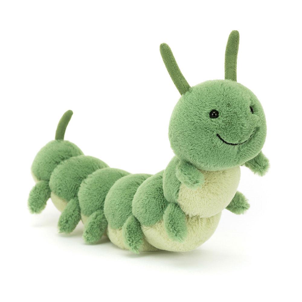 Chat Jellycat Peluche Carys Caterpillar,5.1in x 2in x 9.4in Vert | 90761-NHAF