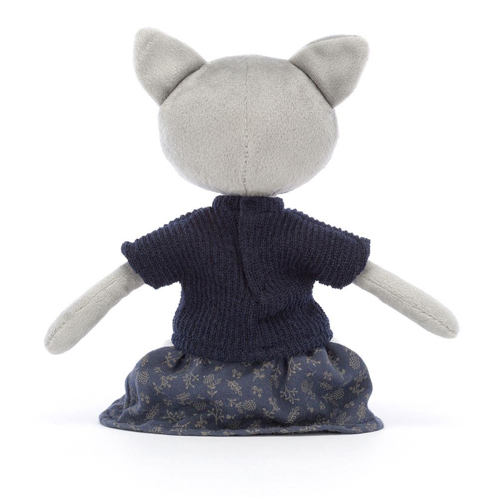 Chat Jellycat Peluche Coquette Cutie,9.4in x 2.4in x 1.6in Grise | 54978-AMRV