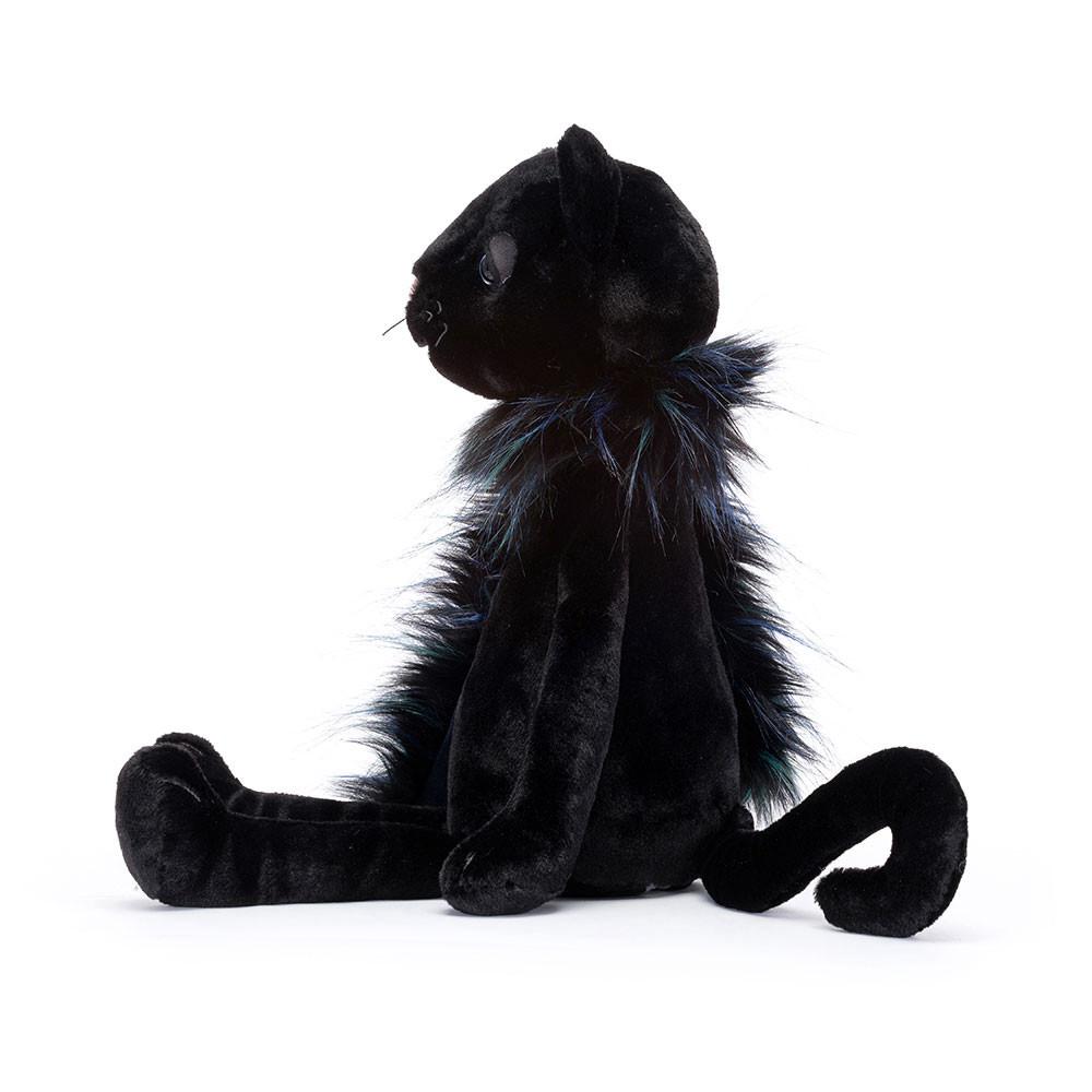 Chat Jellycat Peluche Glamorama,16.9in x 3.9in x 3.9in Noir | 58290-UPOB