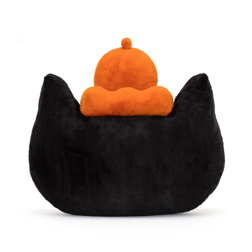 Chat Jellycat Peluche Head Giant,22.4in x 24.4in x 8.7in Noir | 38609-HBAT