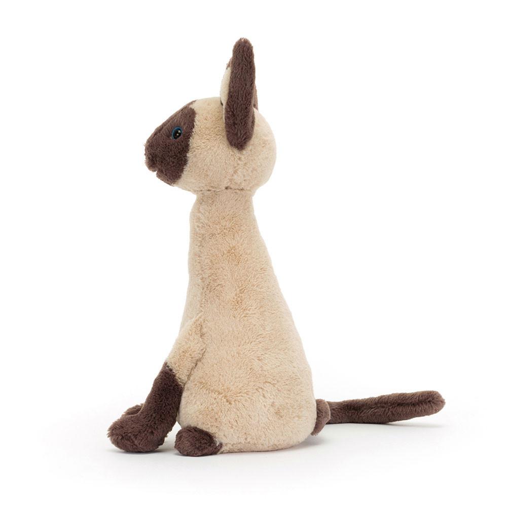Chat Jellycat Peluche Iris Siamese,10.6in x 4.7in x 5.1in Marron | 36205-WHML