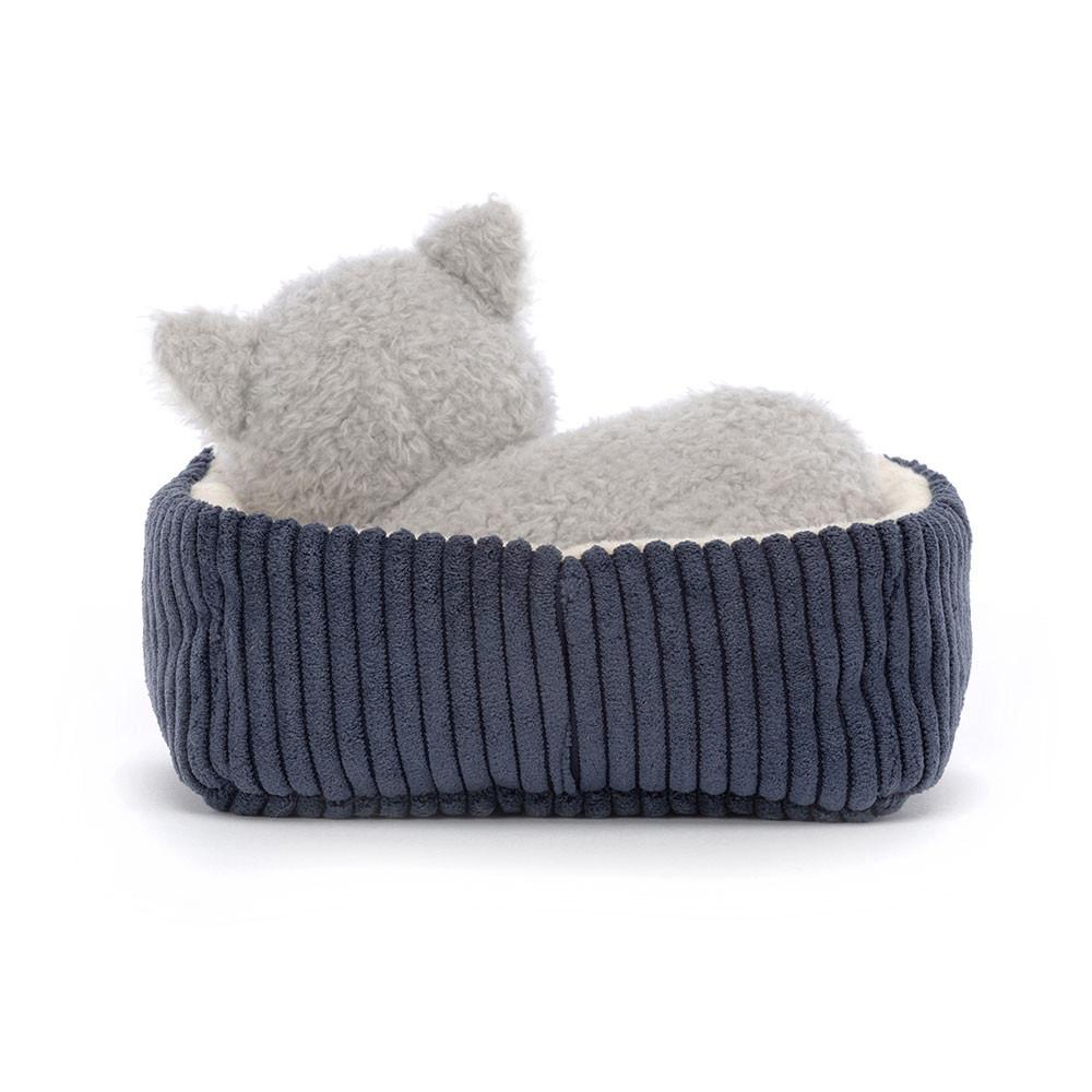 Chat Jellycat Peluche Napping Nipper,3.9in x 5.9in x 4.7in Grise | 25613-IZBH