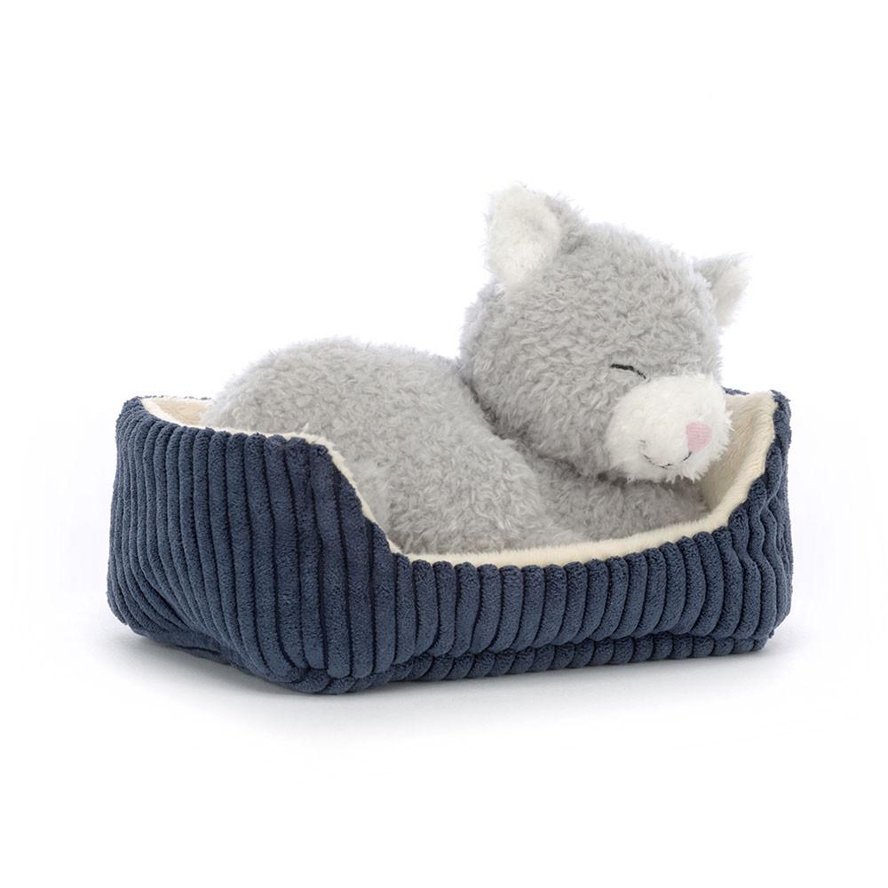 Chat Jellycat Peluche Napping Nipper,3.9in x 5.9in x 4.7in Grise | 25613-IZBH