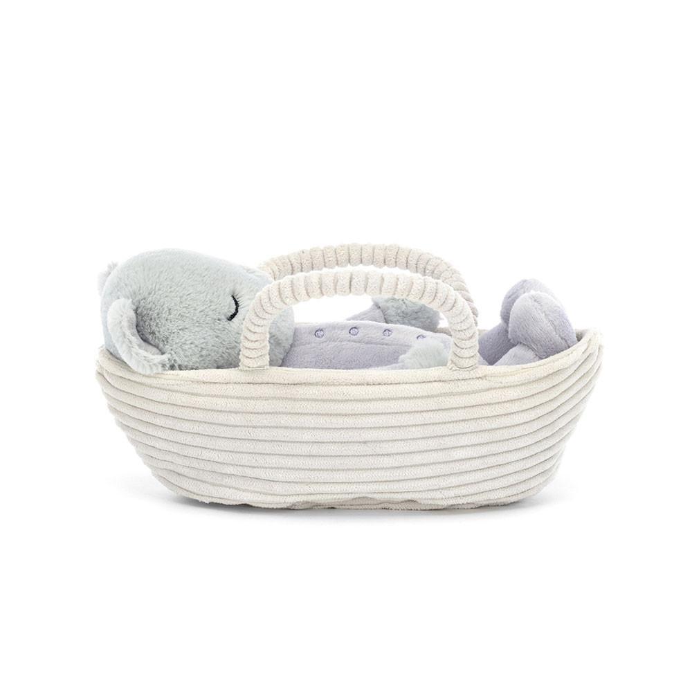 Chat Jellycat Peluche Rock-a-Bye Kitten,4.7in x 3.5in x 7.9in Grise | 27543-DTYZ