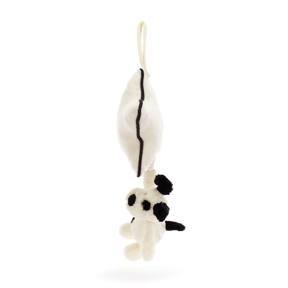 Chien Jellycat Bashful Puppy Musical Pull,30cm x 20cm x 6cm Blanche | 70354-QOBS