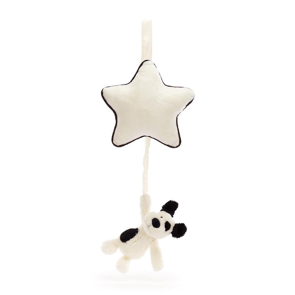 Chien Jellycat Bashful Puppy Musical Pull,30cm x 20cm x 6cm Blanche | 70354-QOBS