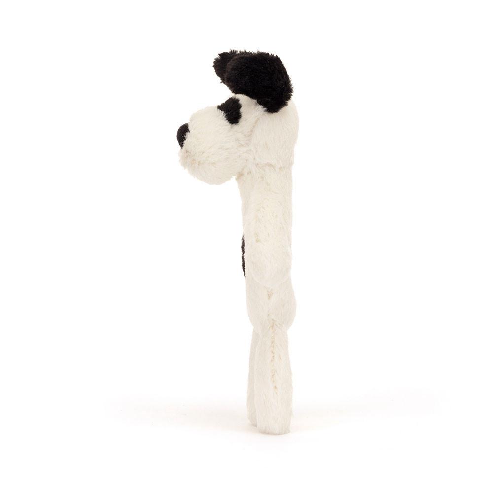 Chien Jellycat Bashful Puppy Ring Rattle,18cm x 8cm x 2cm Blanche | 79480-UBVF