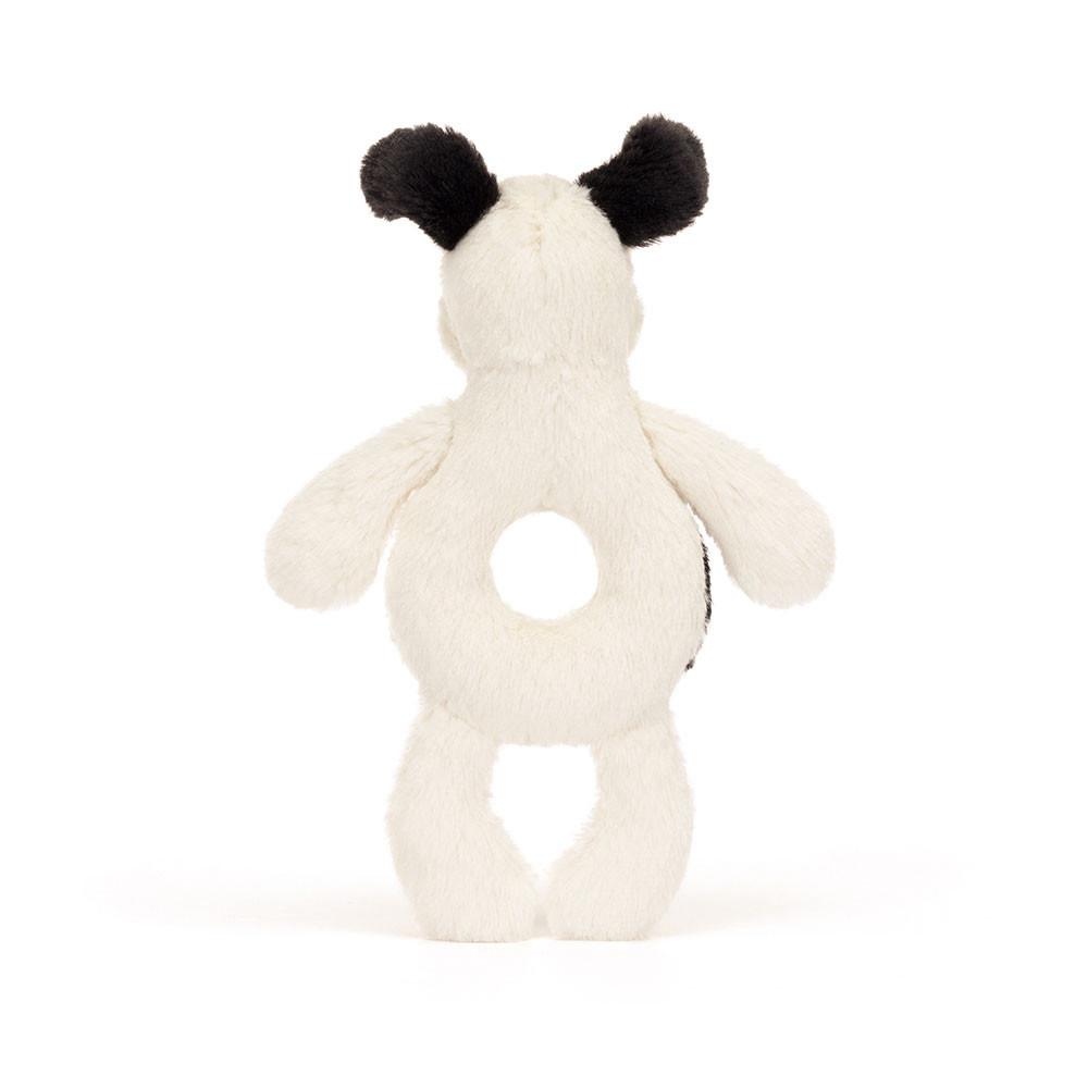 Chien Jellycat Bashful Puppy Ring Rattle,18cm x 8cm x 2cm Blanche | 79480-UBVF