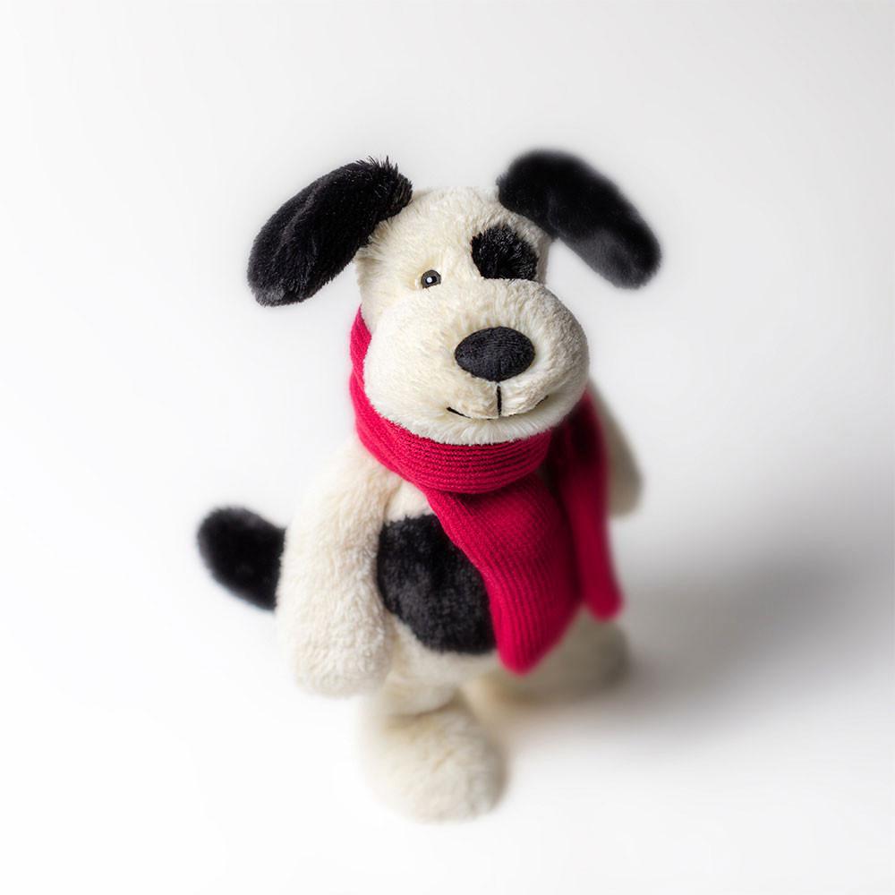 Chien Jellycat Peluche Bashful Winter Puppy,12.2in x 4.7in x 3.5in Blanche | 37692-WPHU