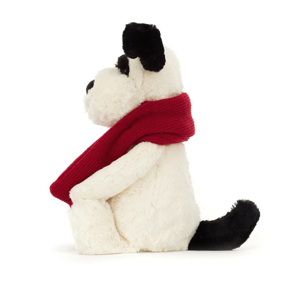 Chien Jellycat Peluche Bashful Winter Puppy,12.2in x 4.7in x 3.5in Blanche | 37692-WPHU
