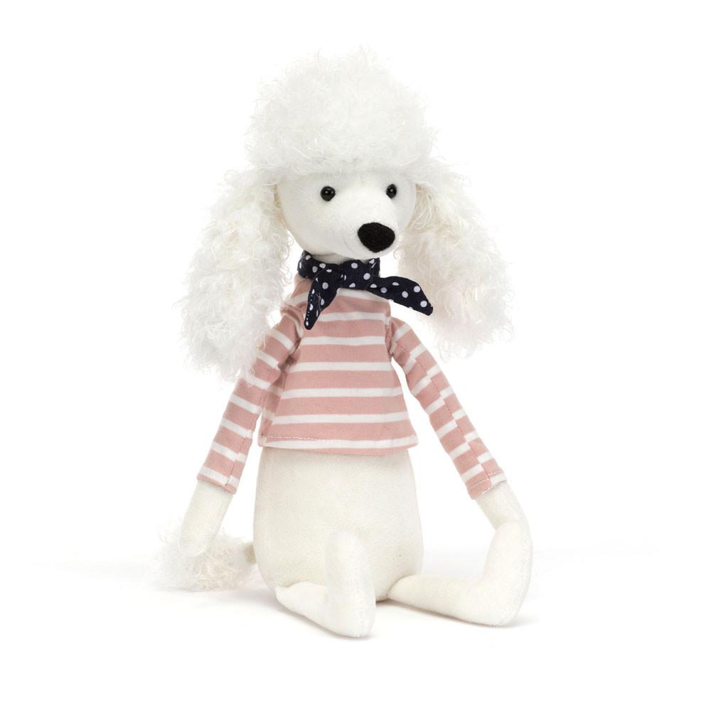 Chien Jellycat Peluche Beatnik Buddy Poodle,11.8in x 2.8in x 2in Blanche | 95142-YCDR