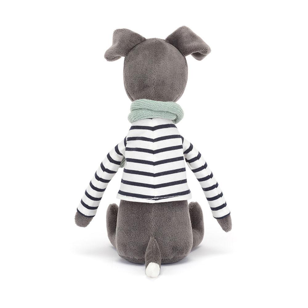 Chien Jellycat Peluche Beatnik Buddy Whippet,11.8in x 2.8in x 2in Grise | 69158-HJOM