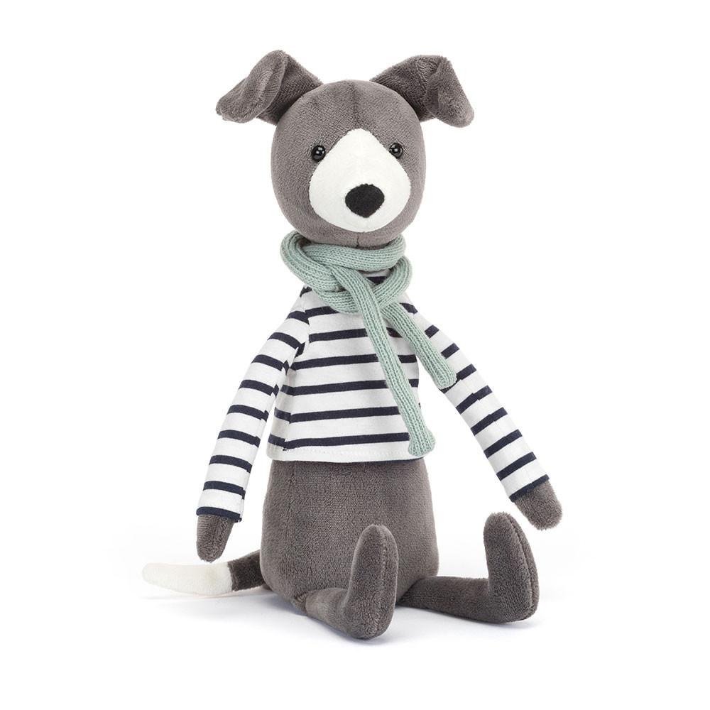 Chien Jellycat Peluche Beatnik Buddy Whippet,11.8in x 2.8in x 2in Grise | 69158-HJOM