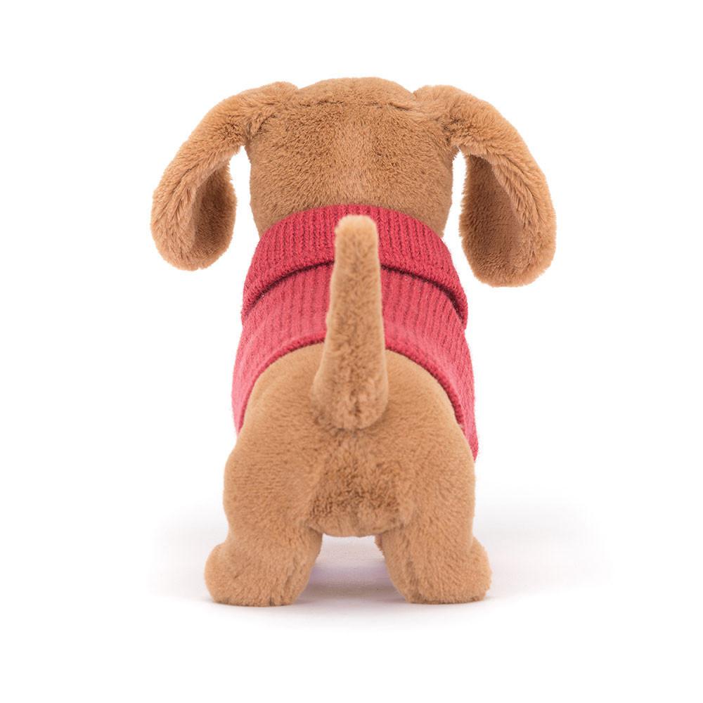 Chien Jellycat Peluche Sweater Sausage Dog,6.3in x 2.8in x 9.4in Marron | 56182-NLXA