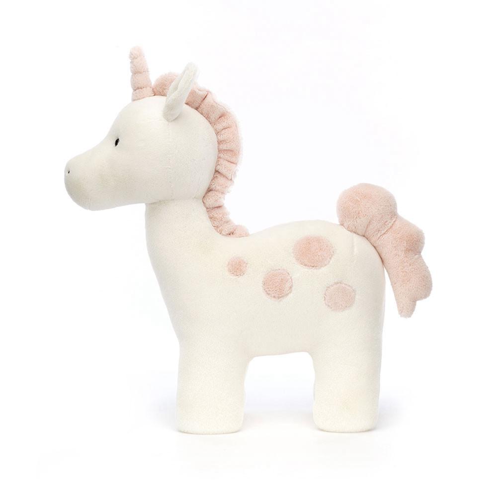 Créatures Mythiques Jellycat Peluche Big Spottie Unicorn,42cm x 15cm x 23cm Blanche | 31052-HNBR