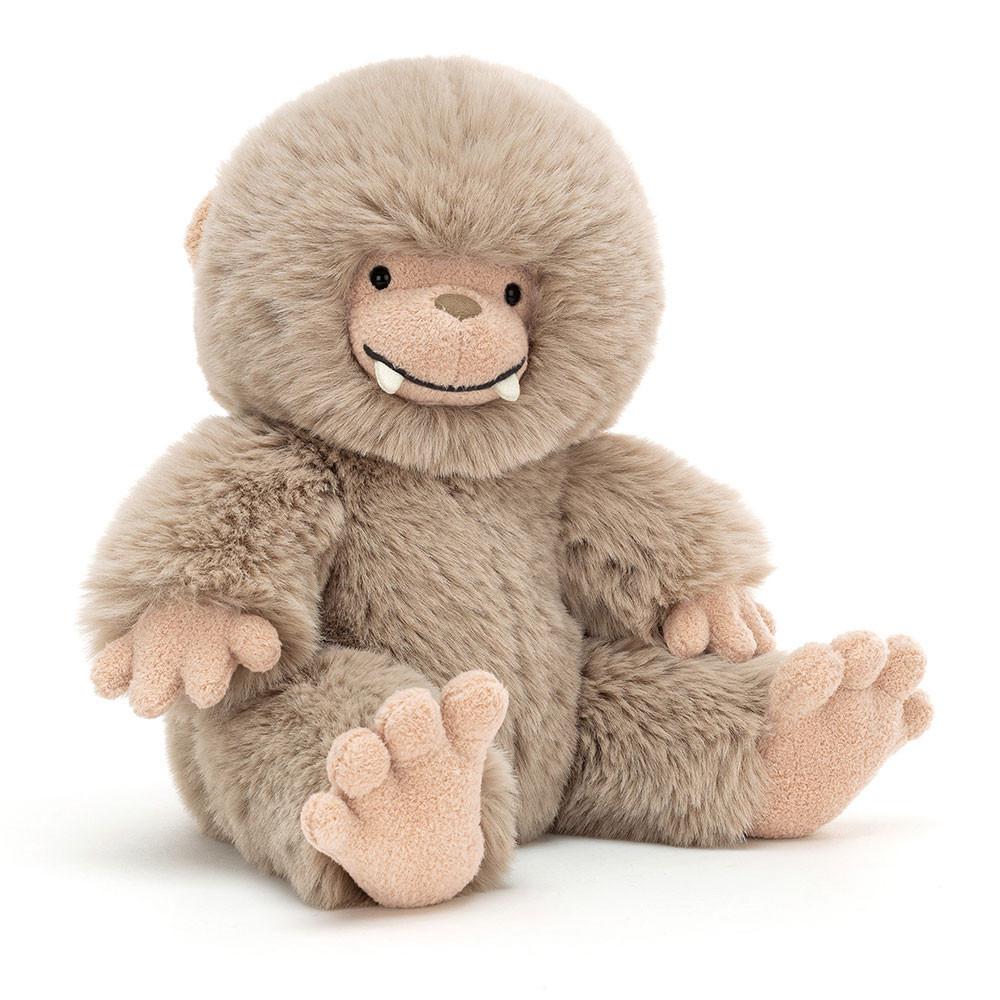 Créatures Mythiques Jellycat Peluche Bo Bigfoot,28cm x 18cm x 12cm Beige | 10487-GZRI