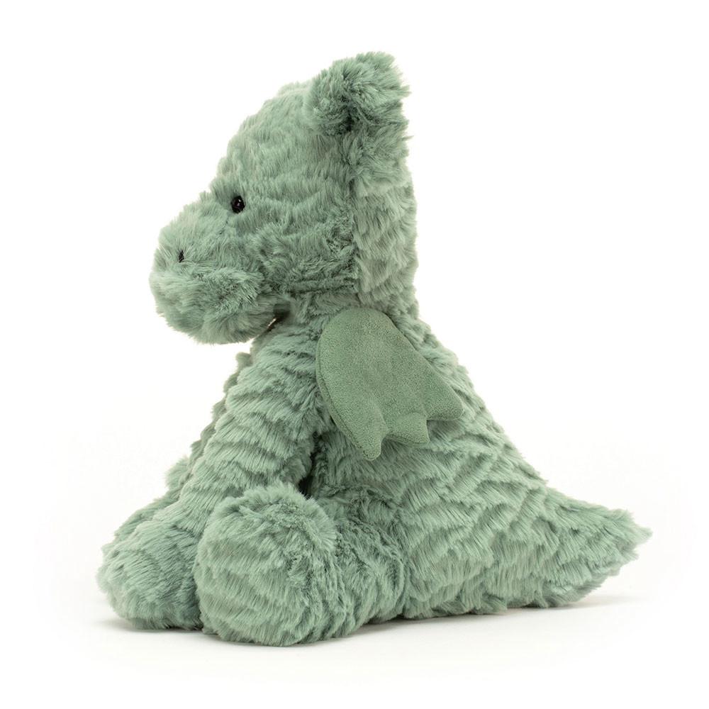 Créatures Mythiques Jellycat Peluche Fuddlewuddle Dragon,23cm x 13cm x 9cm Vert | 43976-DSPN