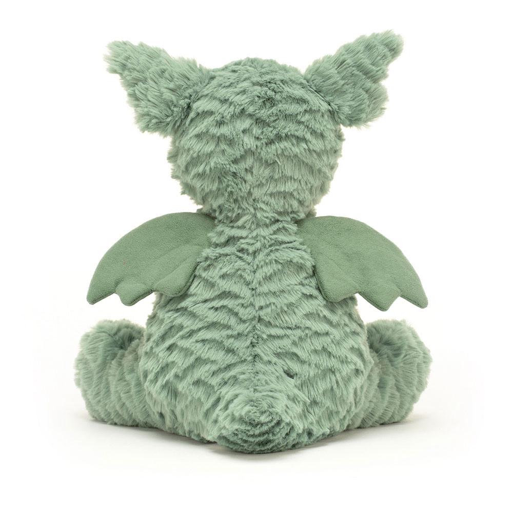 Créatures Mythiques Jellycat Peluche Fuddlewuddle Dragon,23cm x 13cm x 9cm Vert | 43976-DSPN
